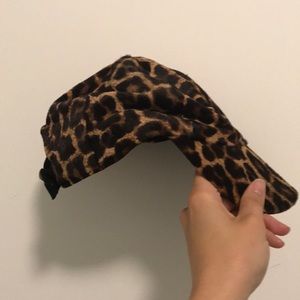 J.Crew 100% real calf hair ball cap